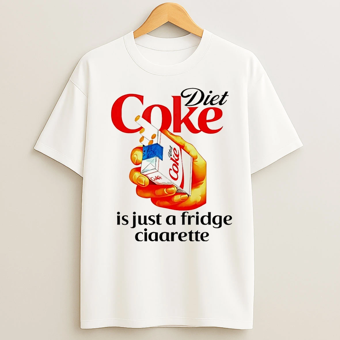 Classic Diet Coke Is Just A Fridge Cigarette Christmas T Shirts