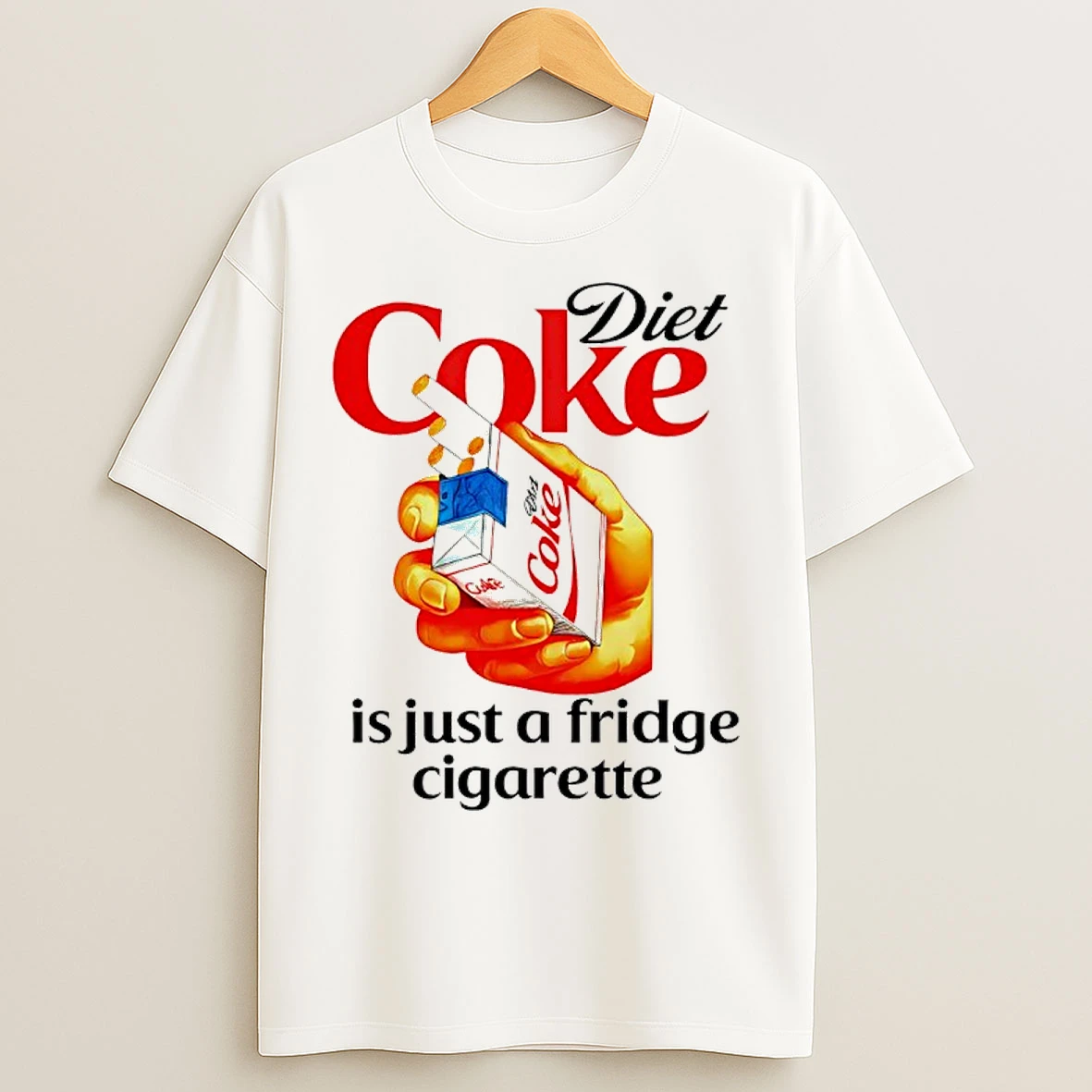 Classic Diet Coke Is Just A Fridge Cigarette T Shirts