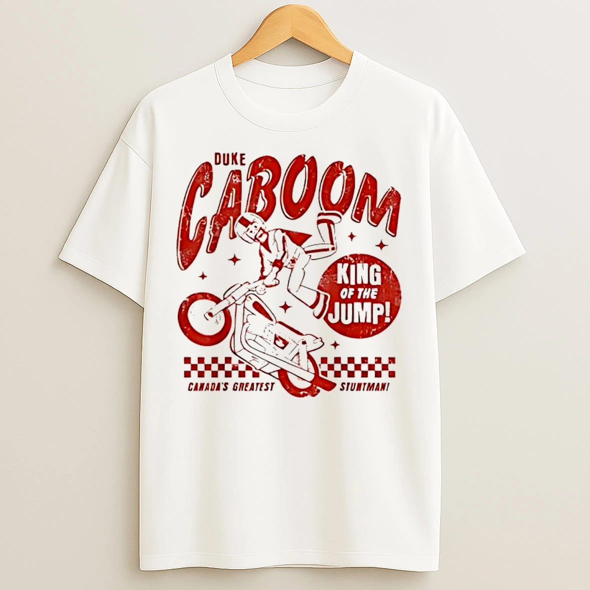 Classic Disney Pixar Toy Story Duke Caboom Greatest Stuntman T Shirts