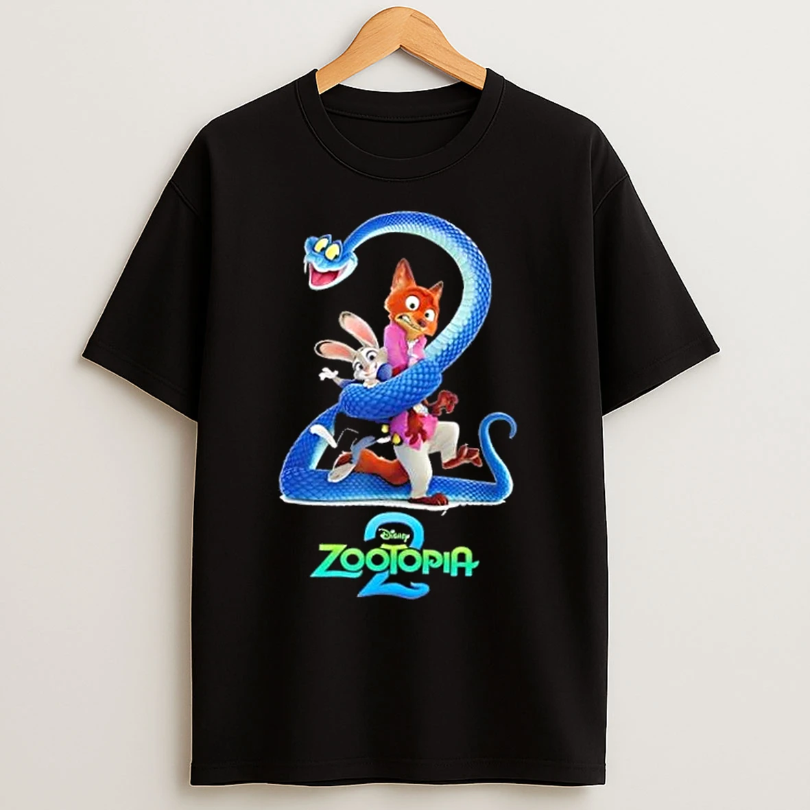 Classic Disney Zootopia 2 Funny Group Shot Movie T Shirts