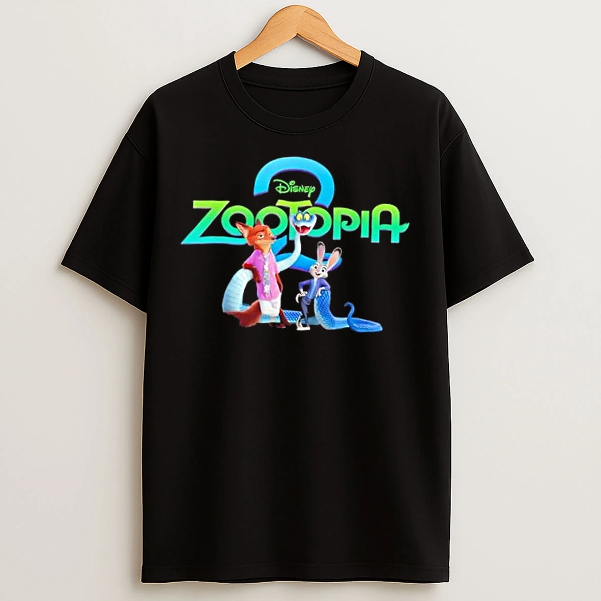 Classic Disney Zootopia Art With Nick Judy Gary T Shirts