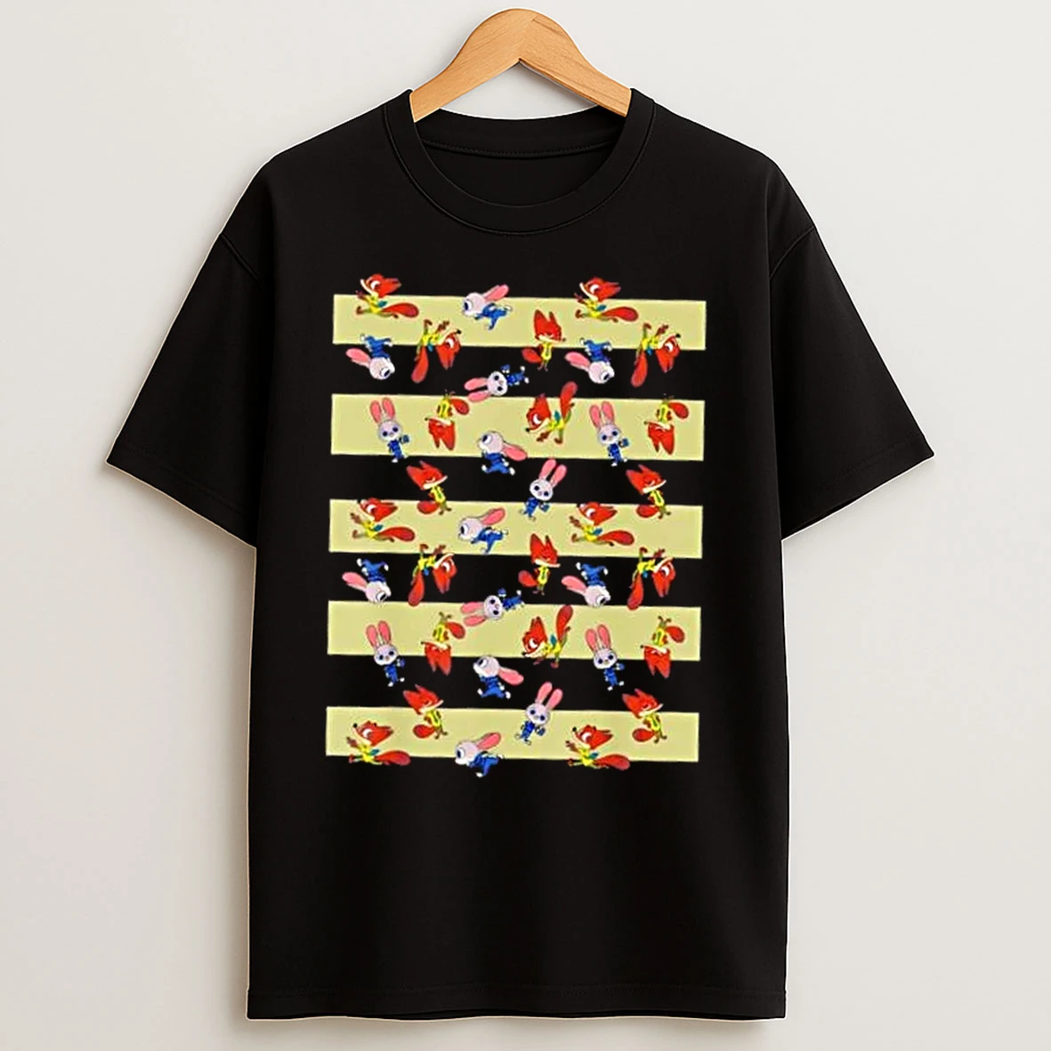 Classic Disney Zootopia Hopps Nick Toss Up Graphic T Shirts