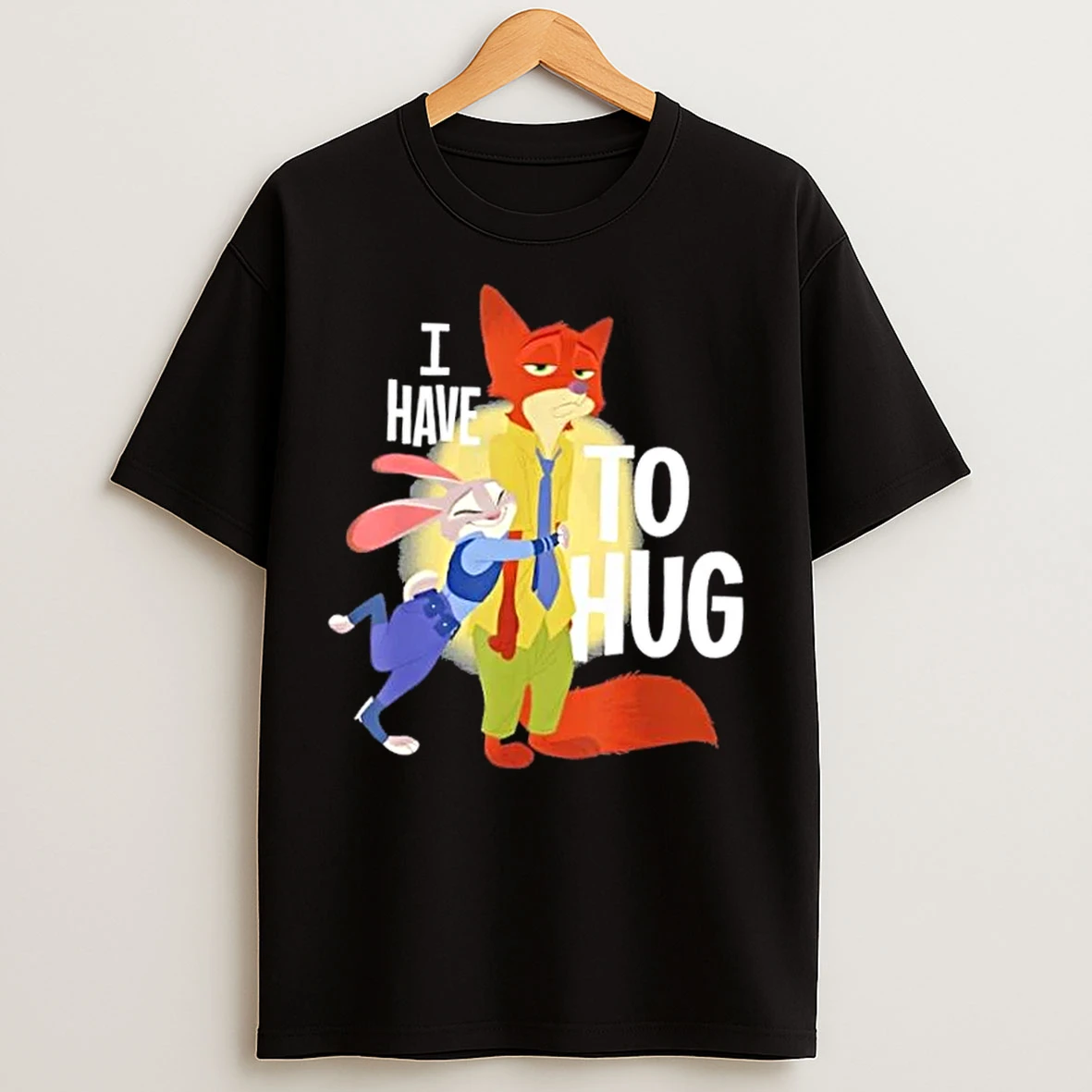 Classic Disney Zootopia Judy Hopps And Nick Wilde I Have To Hug T Shirts