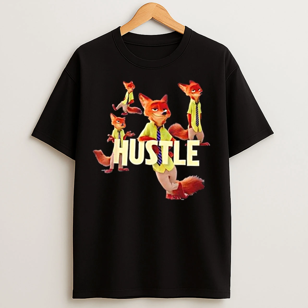 Classic Disney Zootopia Nick Wilde Hustle T Shirts