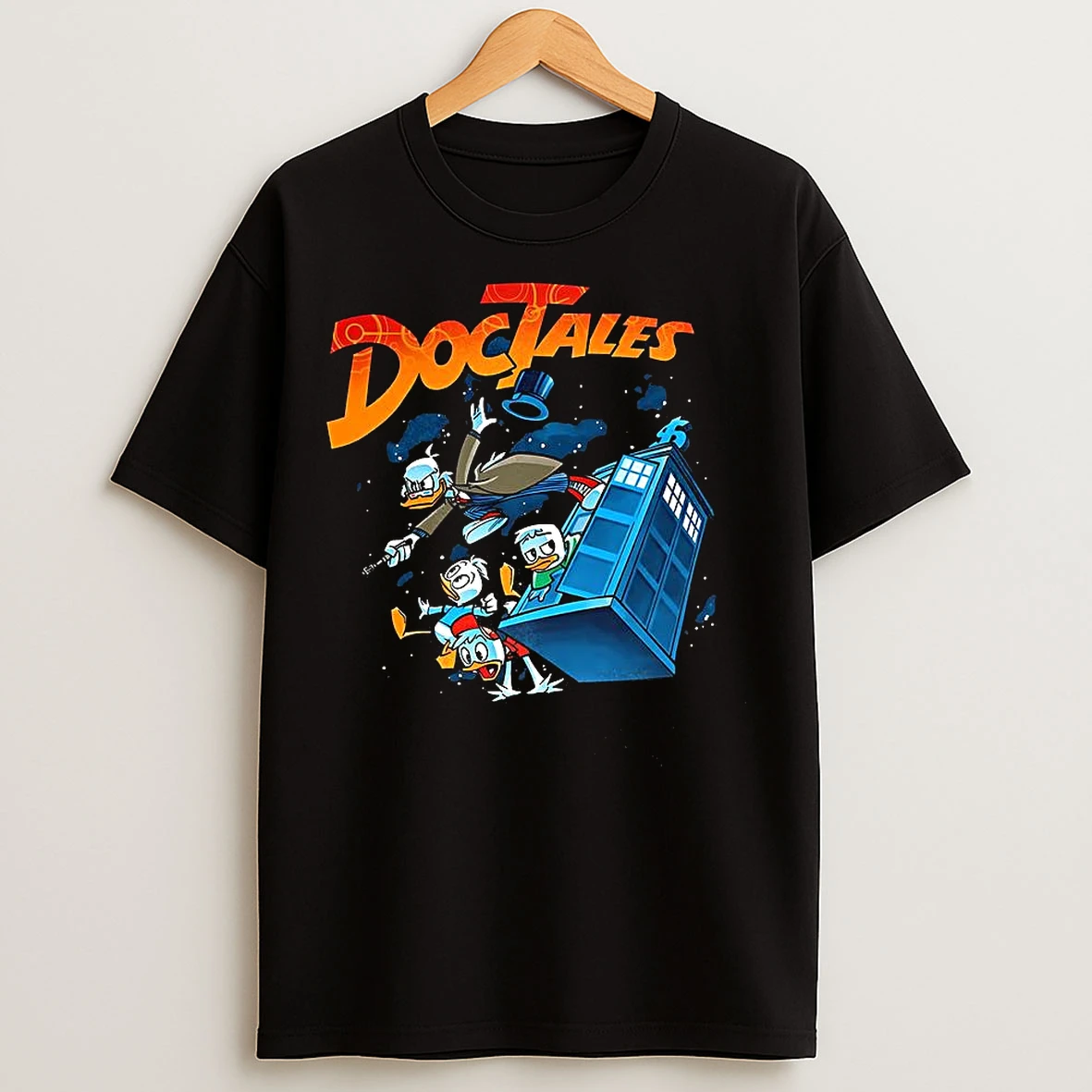 Classic Doctales Ducktales X Doctor Who Parody T Shirts
