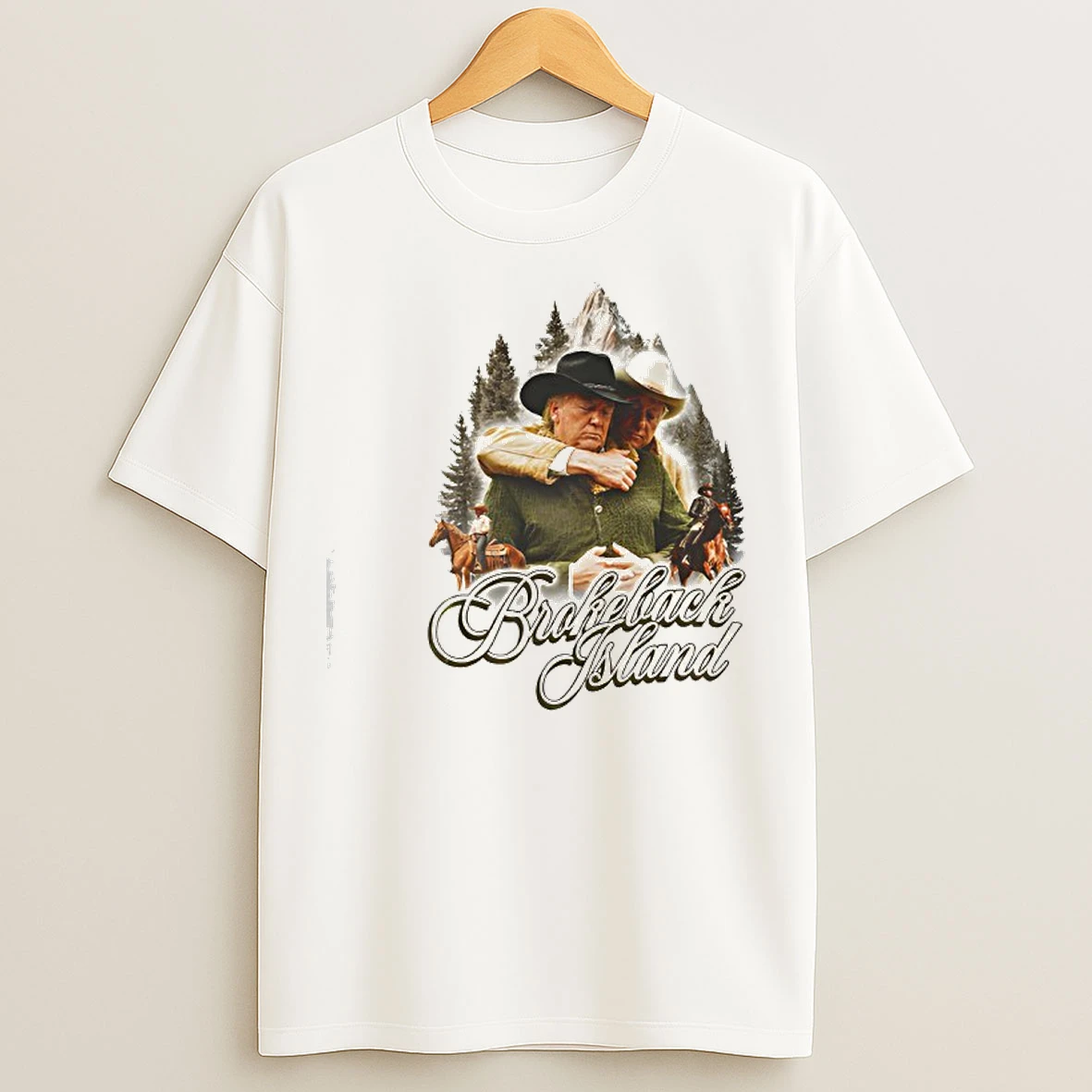 Classic Donald Trump Brokeback Island T Shirts