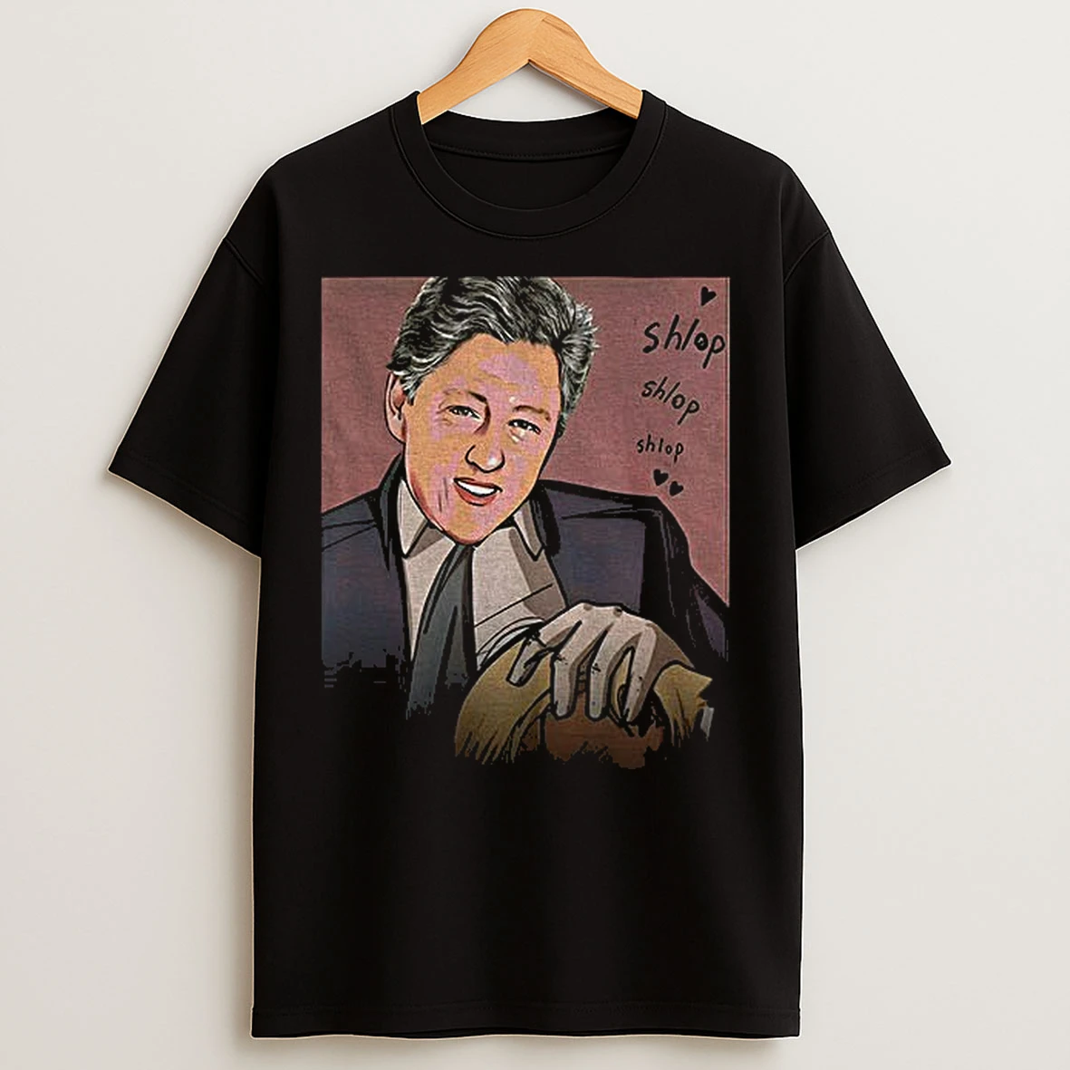 Classic Donald Trump And Bill Clinton Bubba Political Parody T Shirts