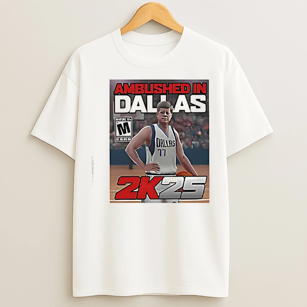 Classic Doncic And John F Kennedy Ambushed In Dallas Mavericks 2k25 T Shirts