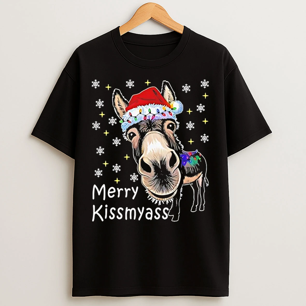 Classic Donkey Merry Kissmyass T Shirts