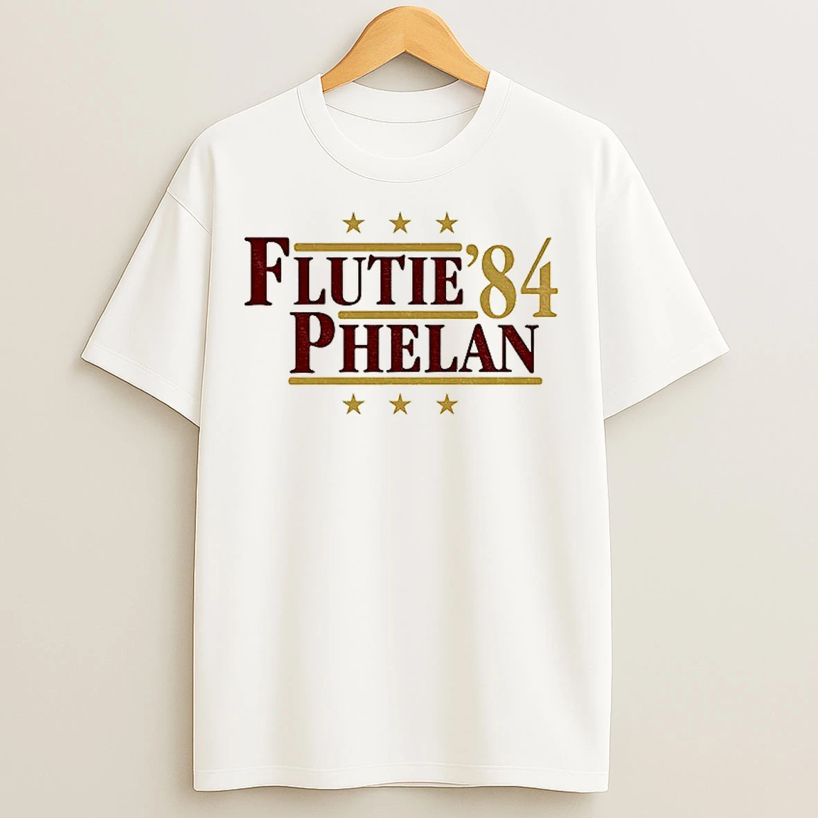 Classic Doug Flutie And Gerard Phelan Flutie Phelan 84 Legends For President Fan T Shirts