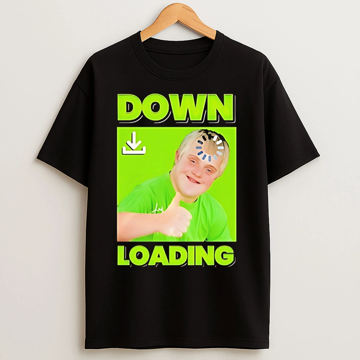 Classic Down Syndrome Down Loading T Shirts