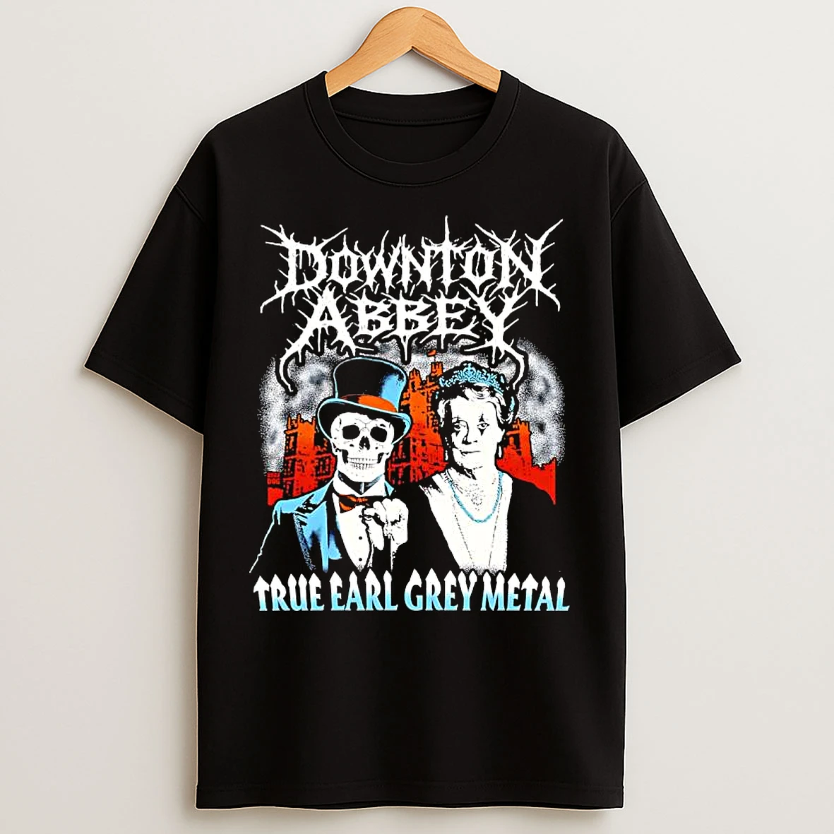 Classic Downton Abbey True Earl Grey Metal Graphic T Shirts