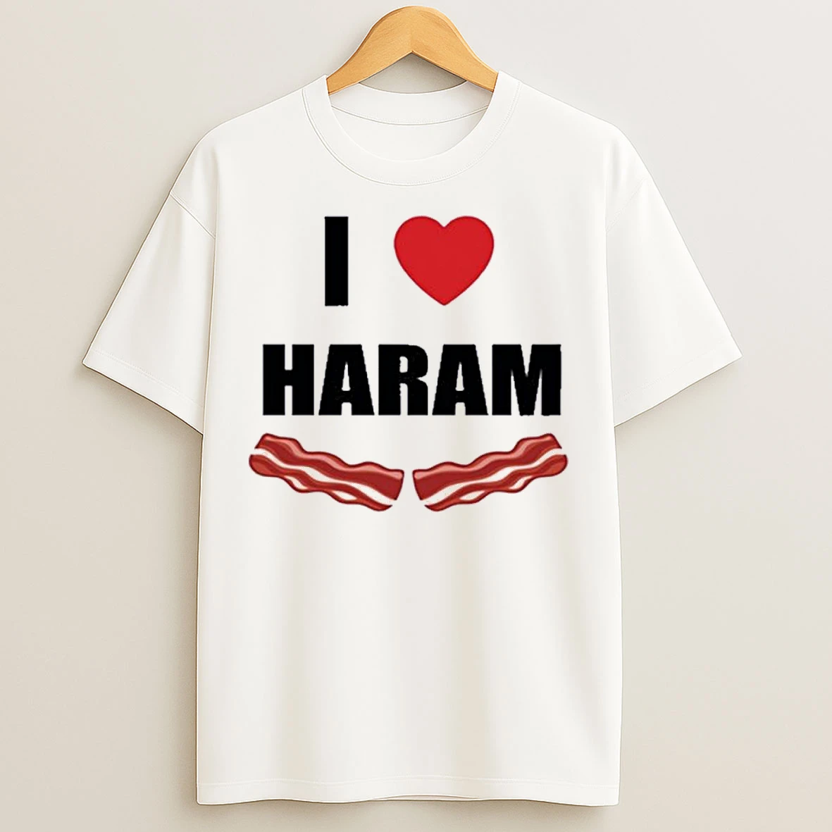 Classic Dr Gumnaam I Love Haram Bacon T Shirts