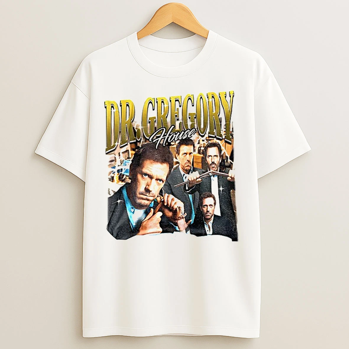 Classic Dr Gregory House Hugh Laurie Graphic T Shirts