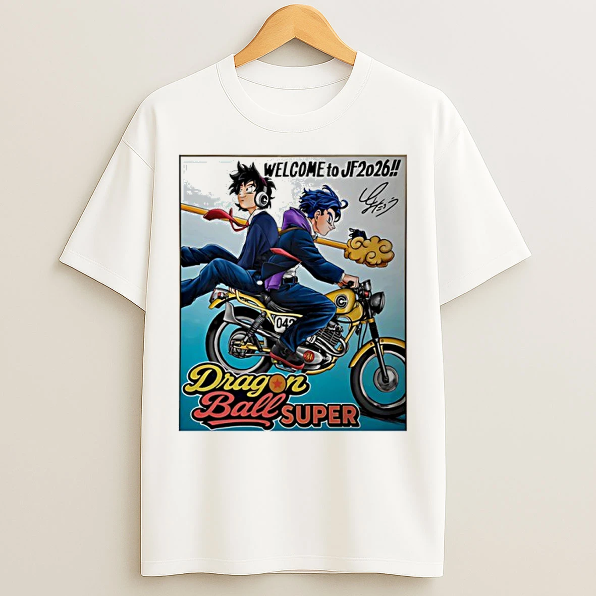 Classic Dragon Ball Super Welcome To Jf 2026 T Shirts