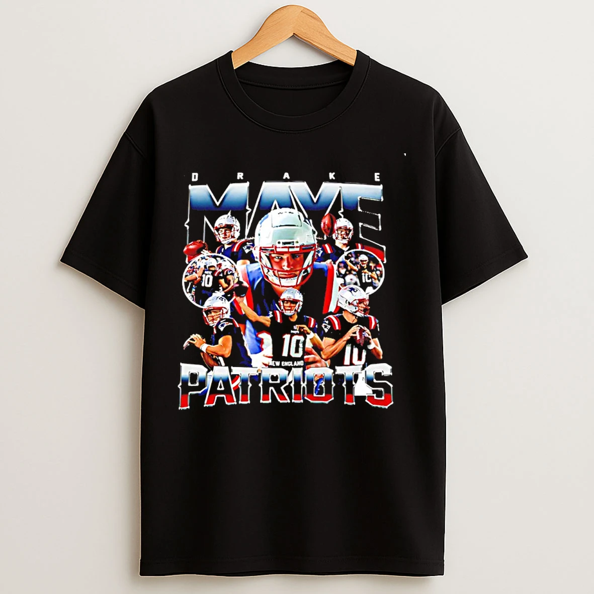 Classic Drake Drake Maye Maye New England Patriots Graphic T Shirts