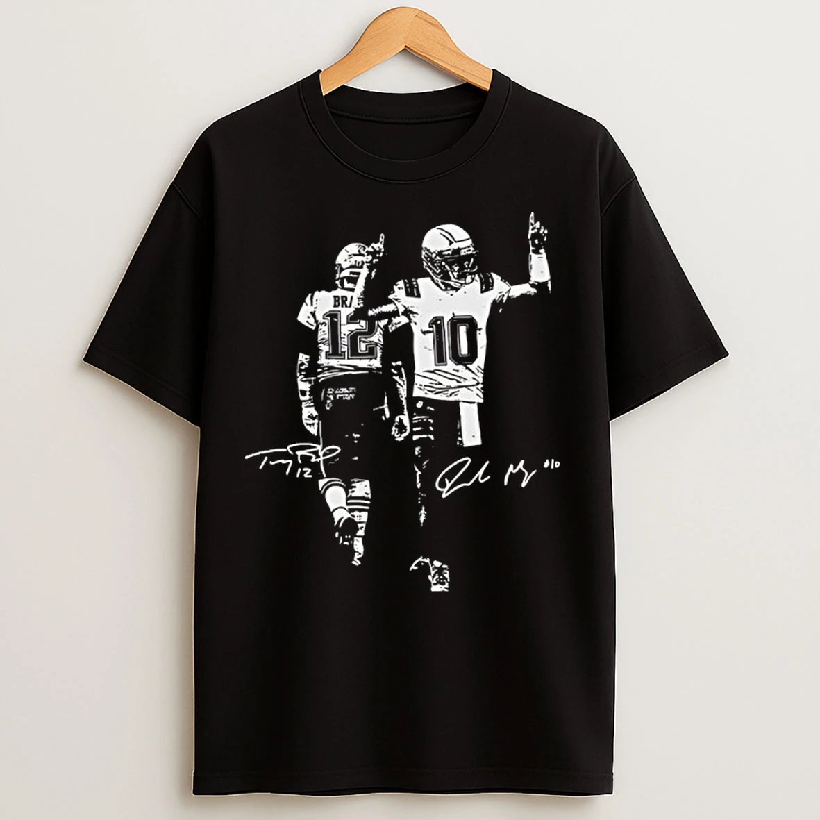 Classic Drake Maye And Tom Signature T Shirts