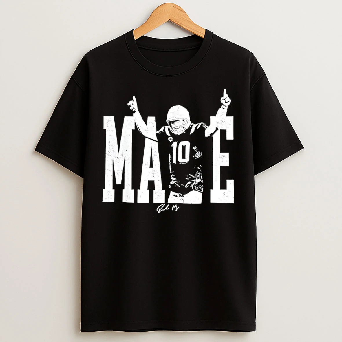 Classic Drake Maye Football Signatures T Shirts
