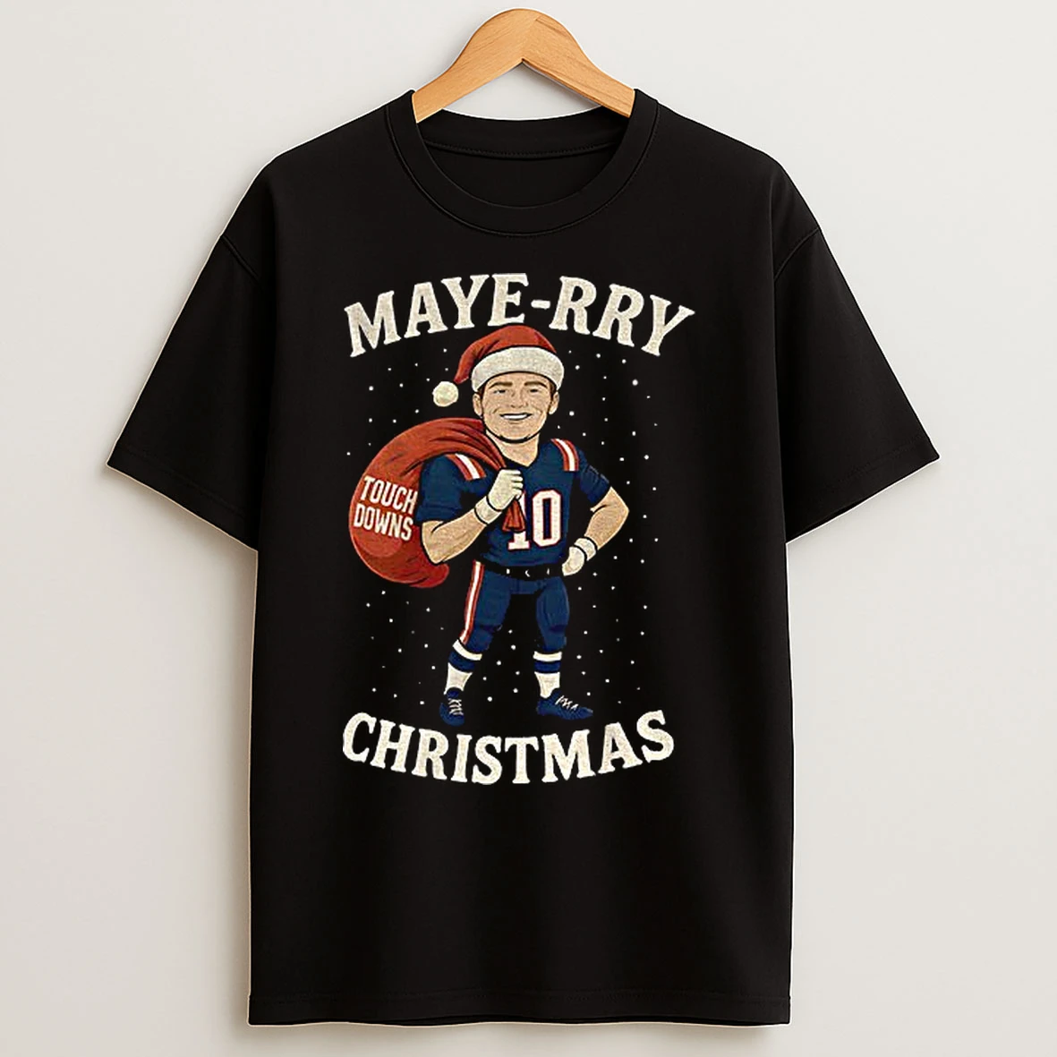 Classic Drake Maye New England Christmas T Shirts