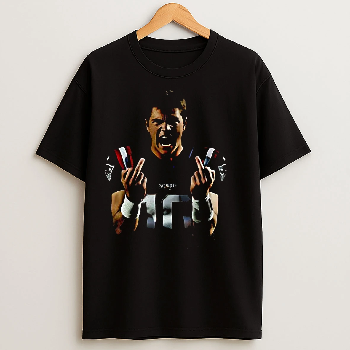 Classic Drake Maye New England Patriots Football Middle Finger Meme Retro T Shirts