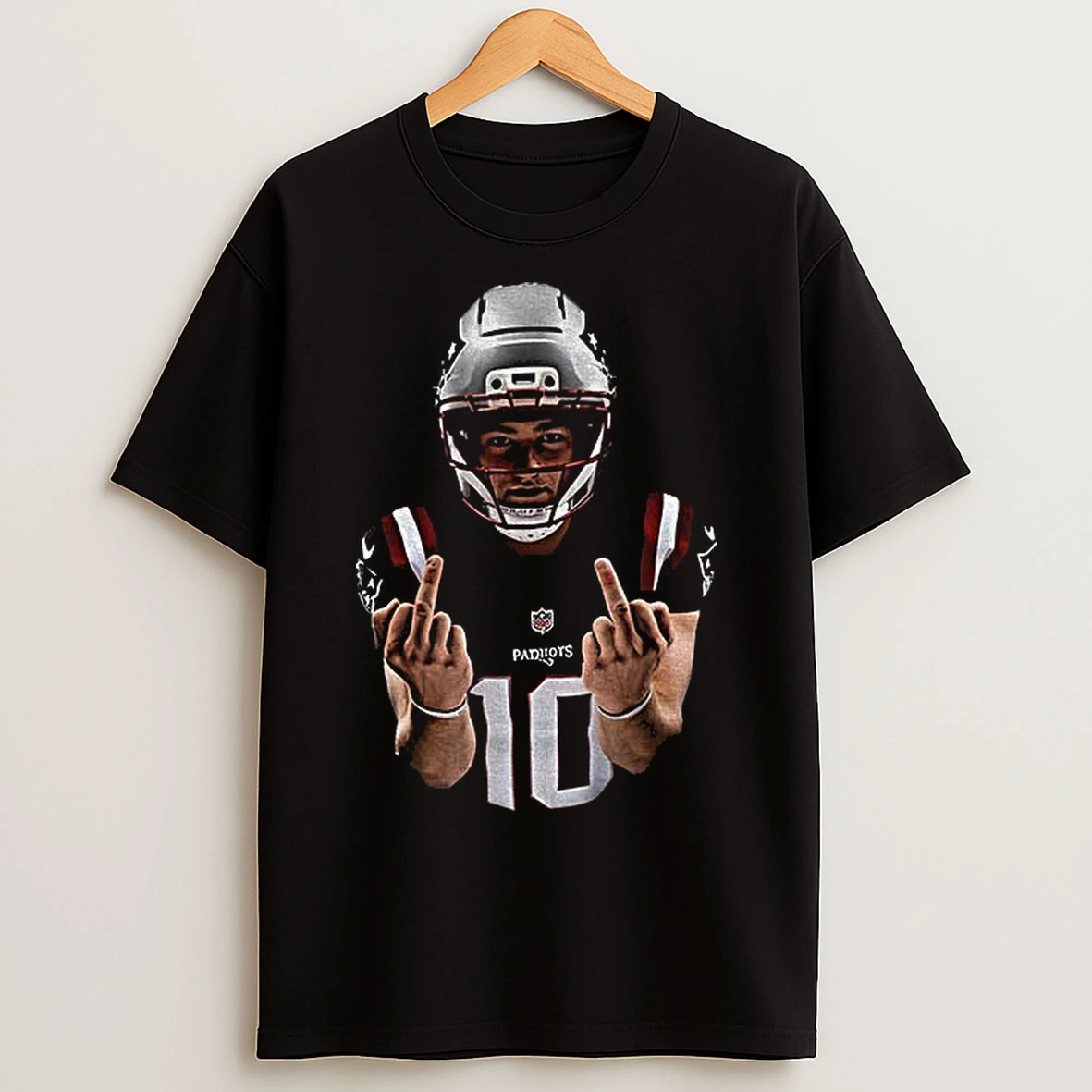 Classic Drake Maye Middle Finger New England Patriots Football Player Nfl 2025 T Shirts