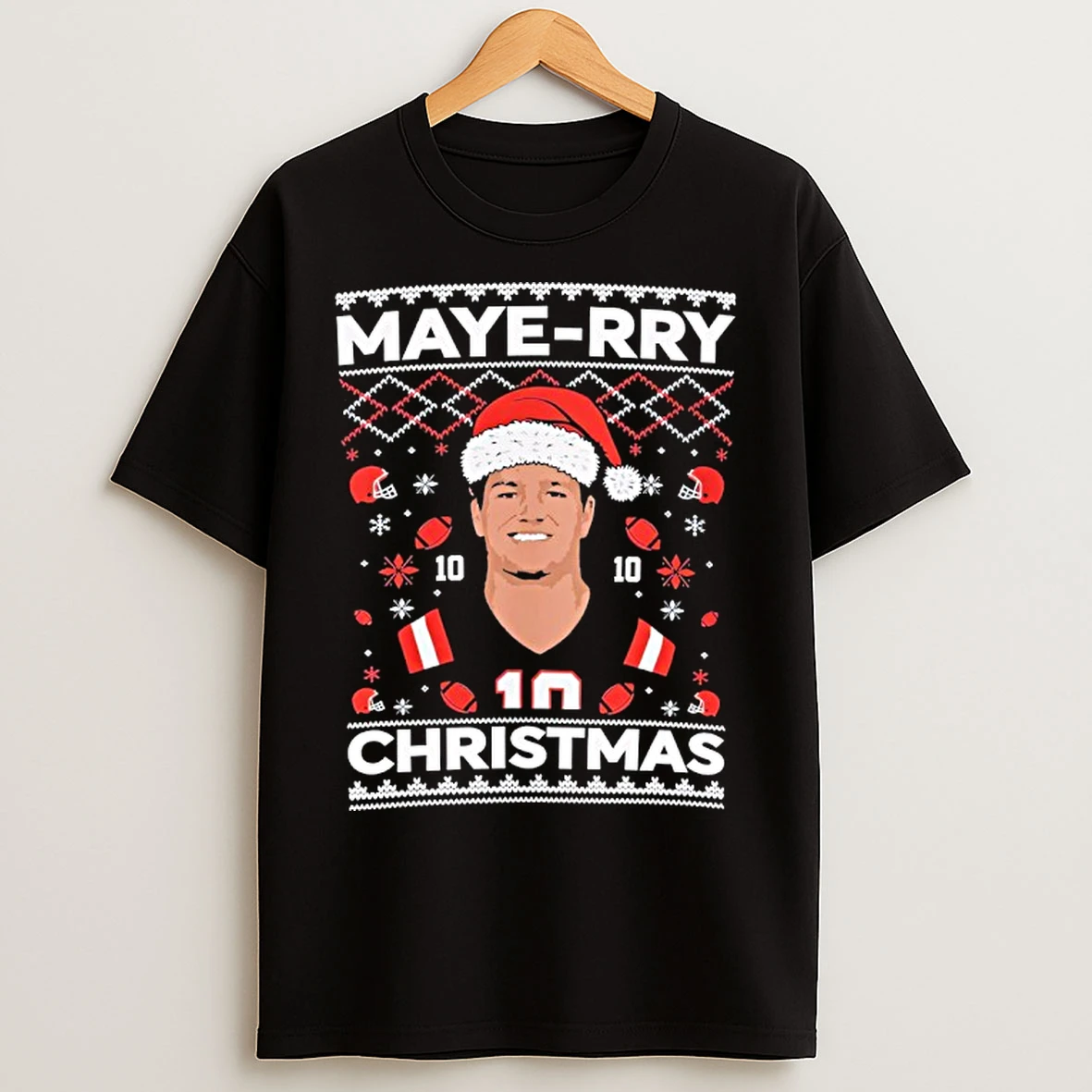 Classic Drake Maye Rry Christmas Ugly T Shirts