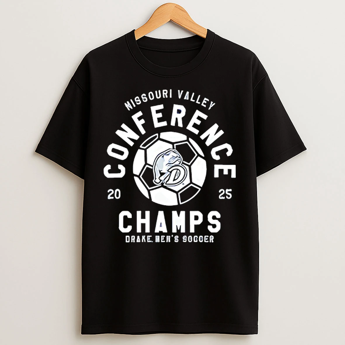 Classic Drake Soccer Mens Conference Champs T Shirts