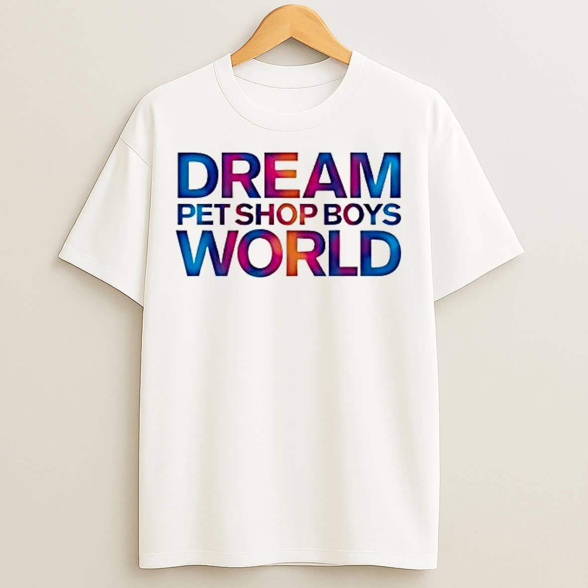 Classic Dream Pet Shop Boys World Logo T Shirts
