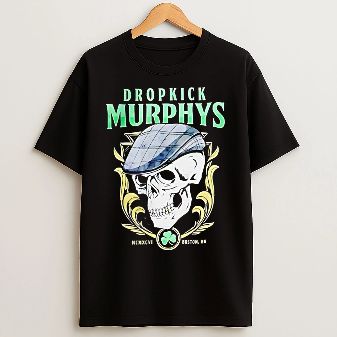 Classic Dropkick Murphys Skelly Skull T Shirts