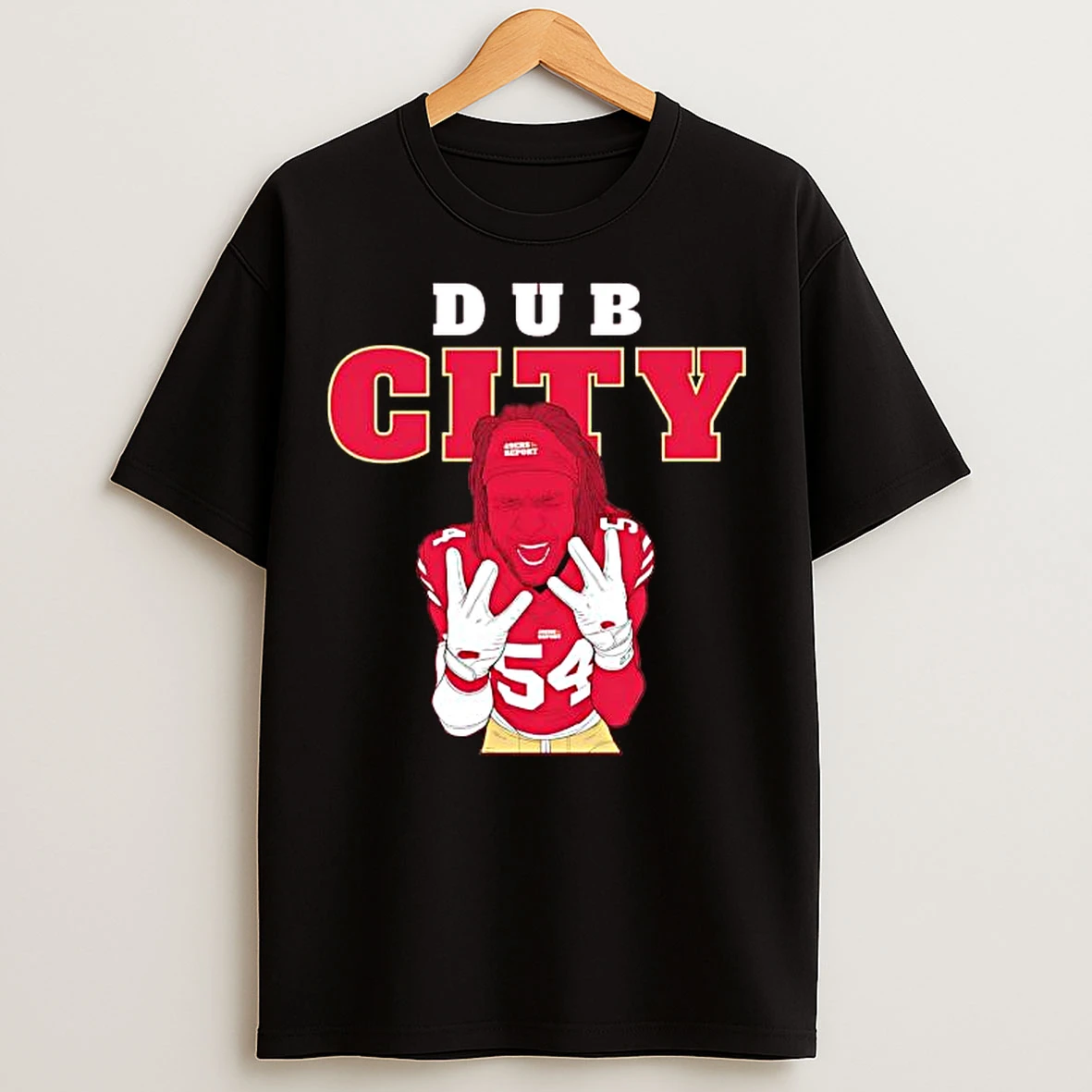 Classic Dub City Fred Warner San Francisco 49ers Graphic T Shirts