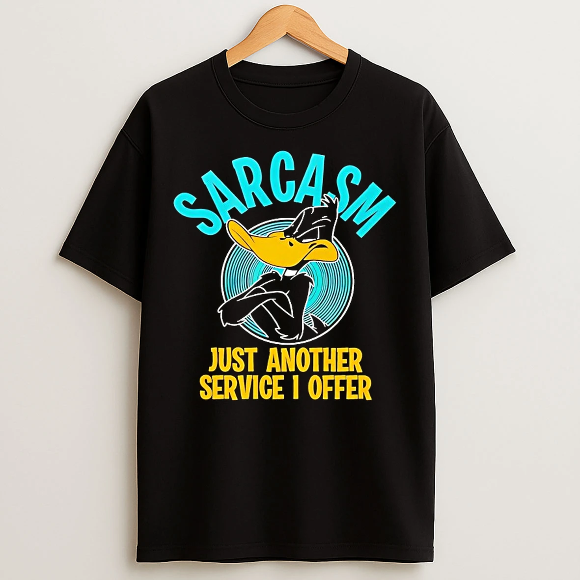 Classic Duck Sarcasm Just Another Service I Offer T Shirts