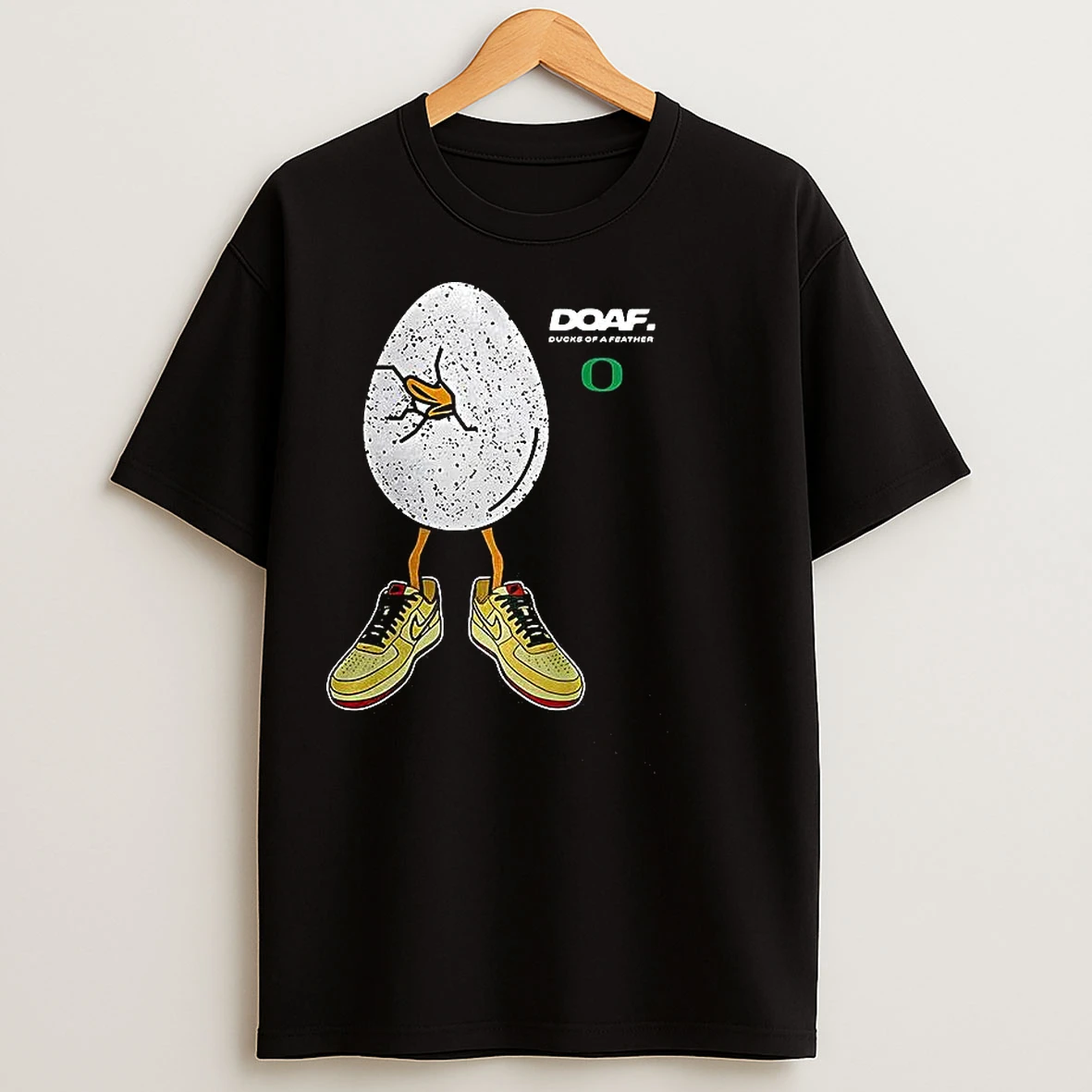 Classic Duck Or The Egg Oregon Ducks Football T Shirts