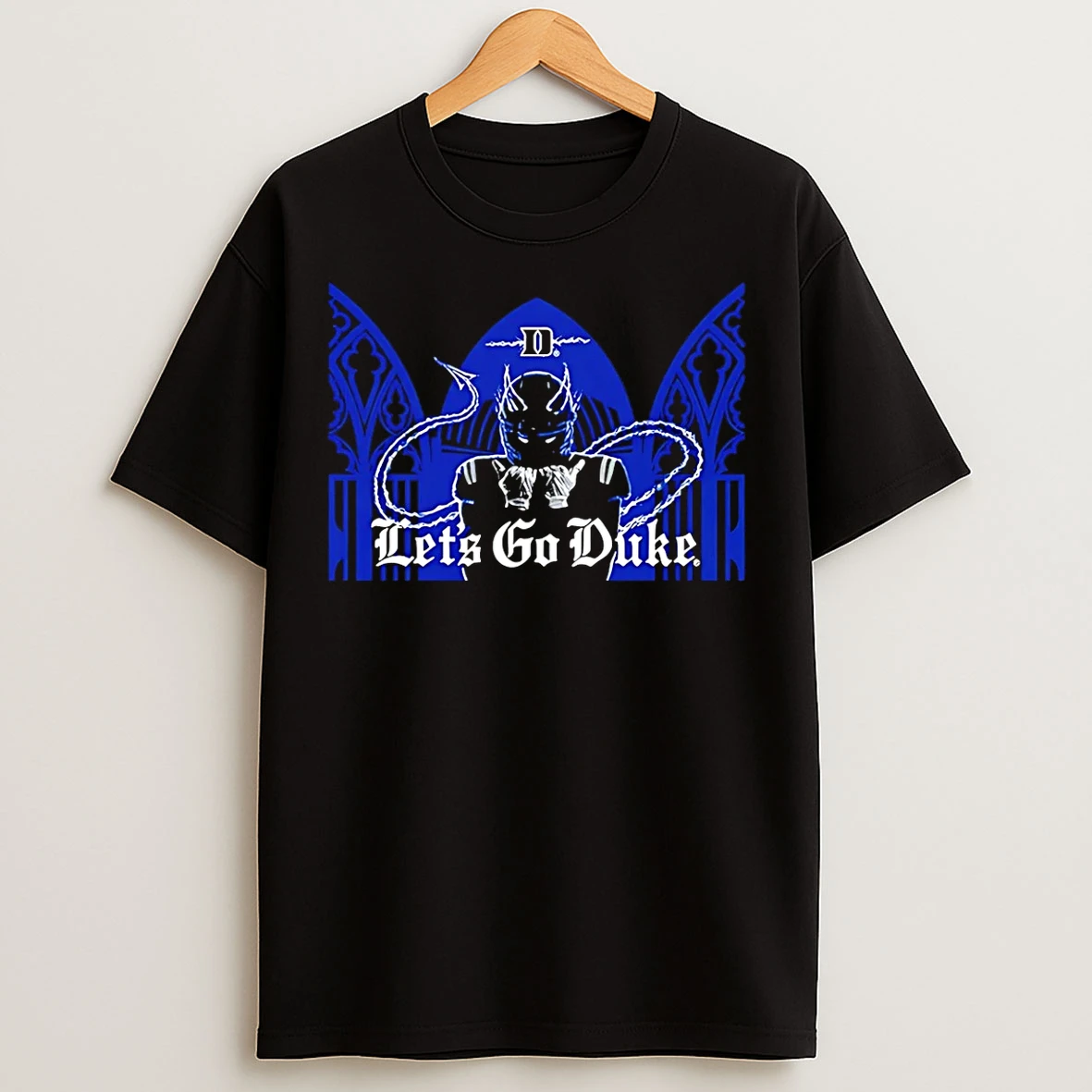 Classic Duke Blue Devils Lets Go Duke Football Gameday T Shirts