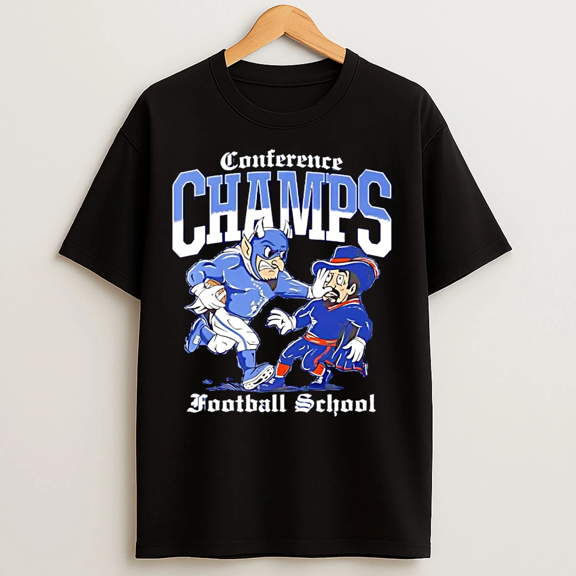 Classic Duke Blue Devils Vs Virginia Cavaliers Conference Champs Football School T Shirts