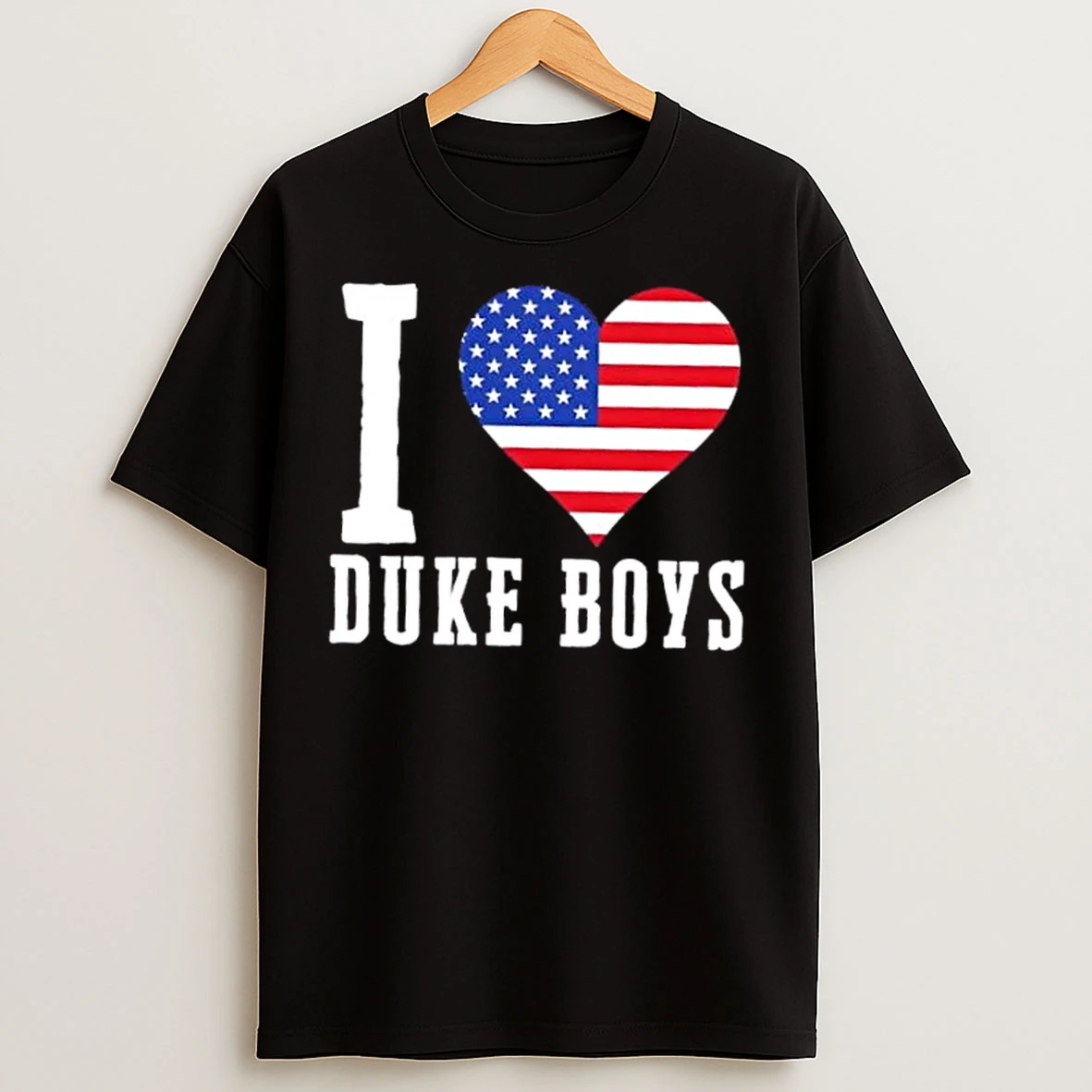 Classic Duke Boys I Love Duke Boys Us Flag T Shirts