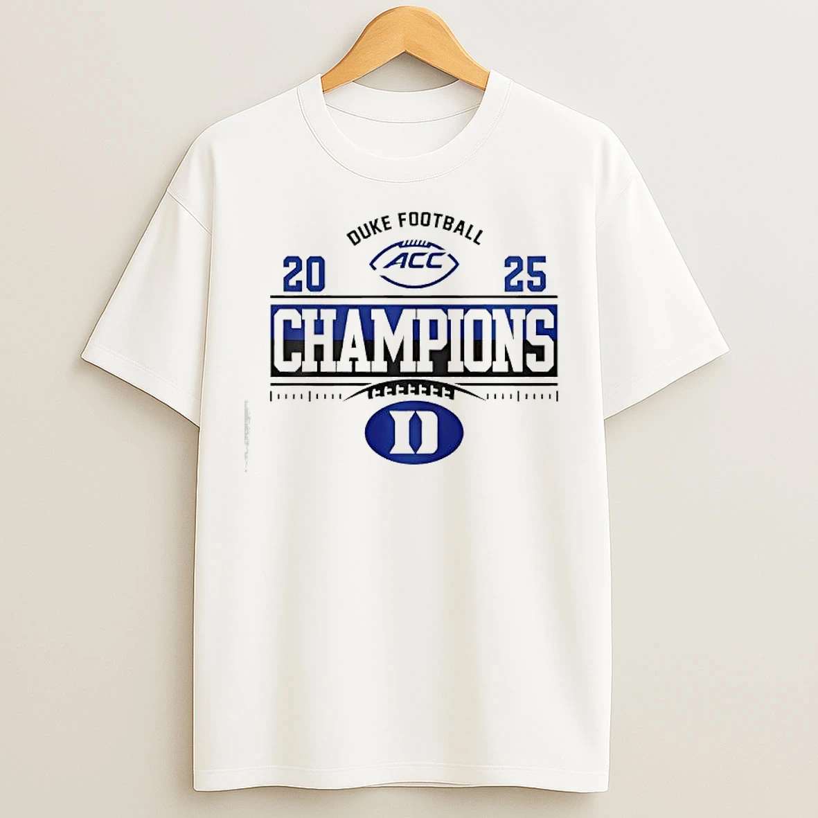 Classic Duke Football Acc Champions 2025 T Shirts