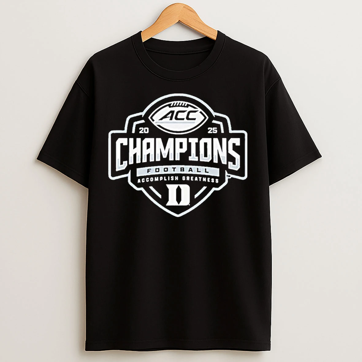 Classic Duke Football Acc Football Champions 2025 T Shirts