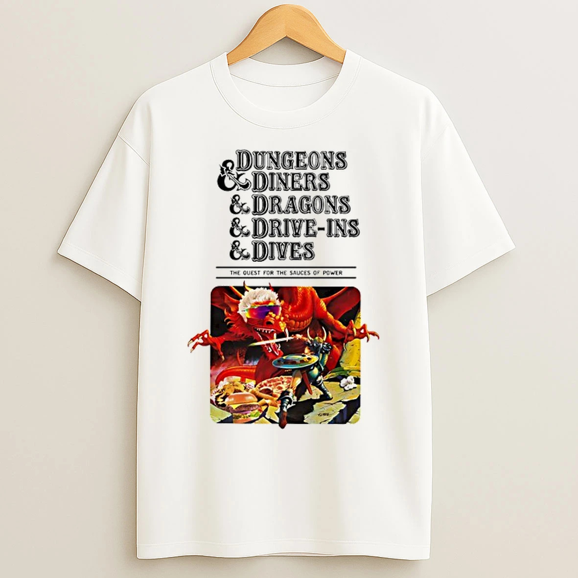 Classic Dungeons And Diners And Dragons And Drive Ins And Dives T Shirts
