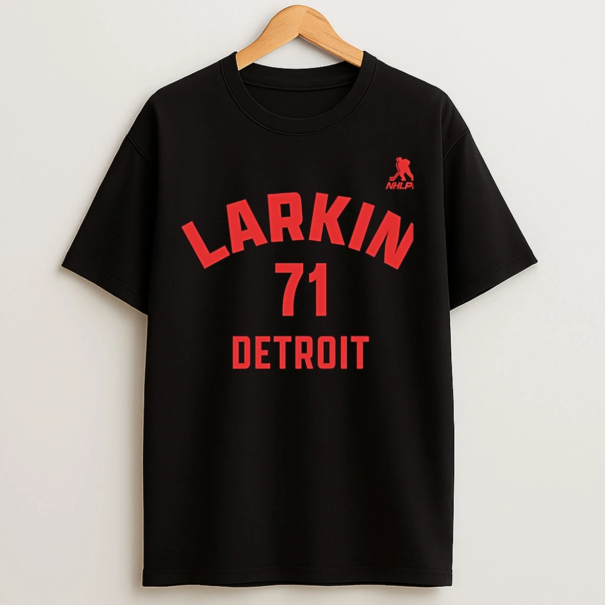 Classic Dylan Larkin Detroit Red Wings Name And Number Christmas T Shirts