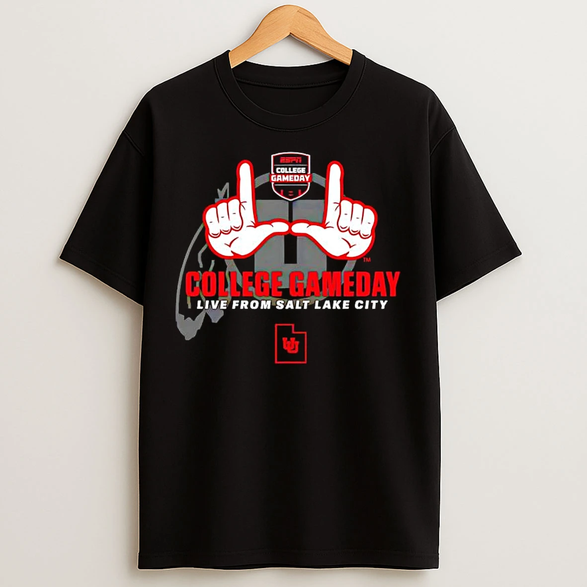 Classic Espn College Gameday U Hands Live From Salt Lake City T Shirts
