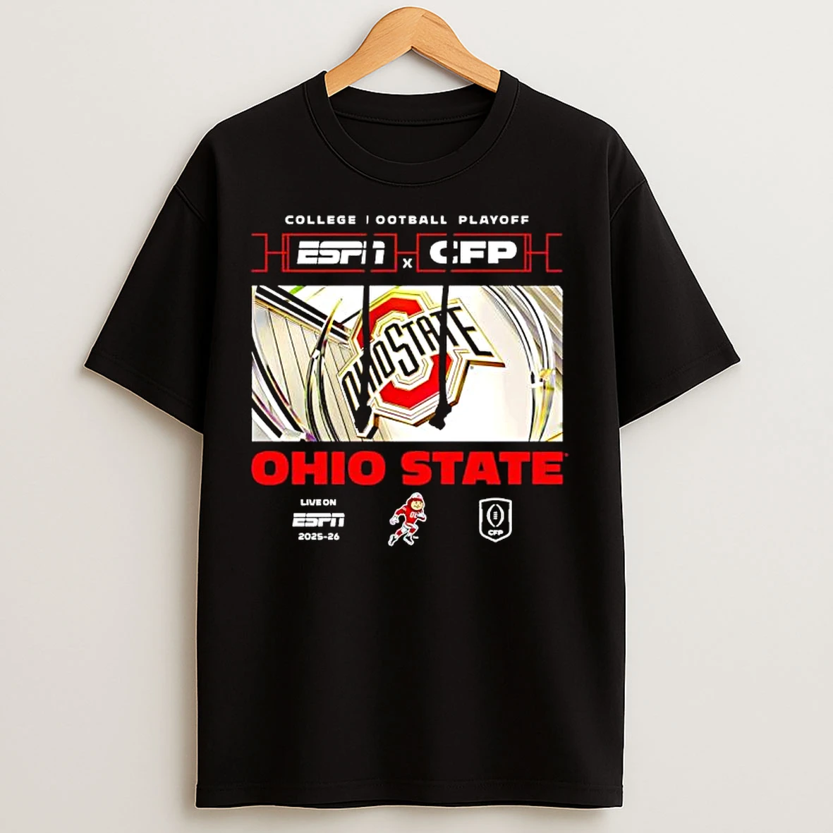 Classic Espn X Cfp Ohio State 2025 2026 College Football Playoff T Shirts