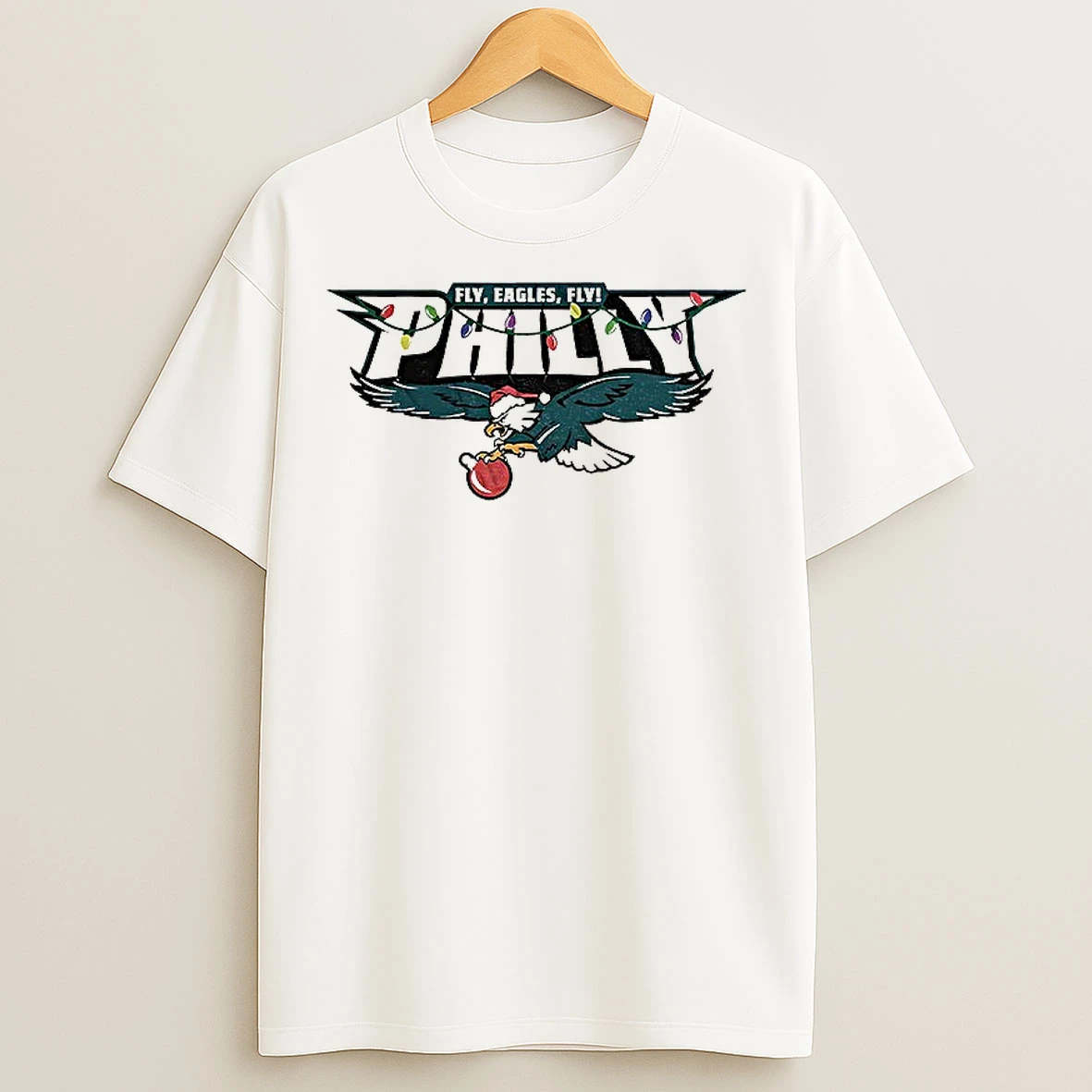 Classic Eagle Santa Hat Fly Eagles Fly Philadelphia Eagles Nfl Football Christmas T Shirts