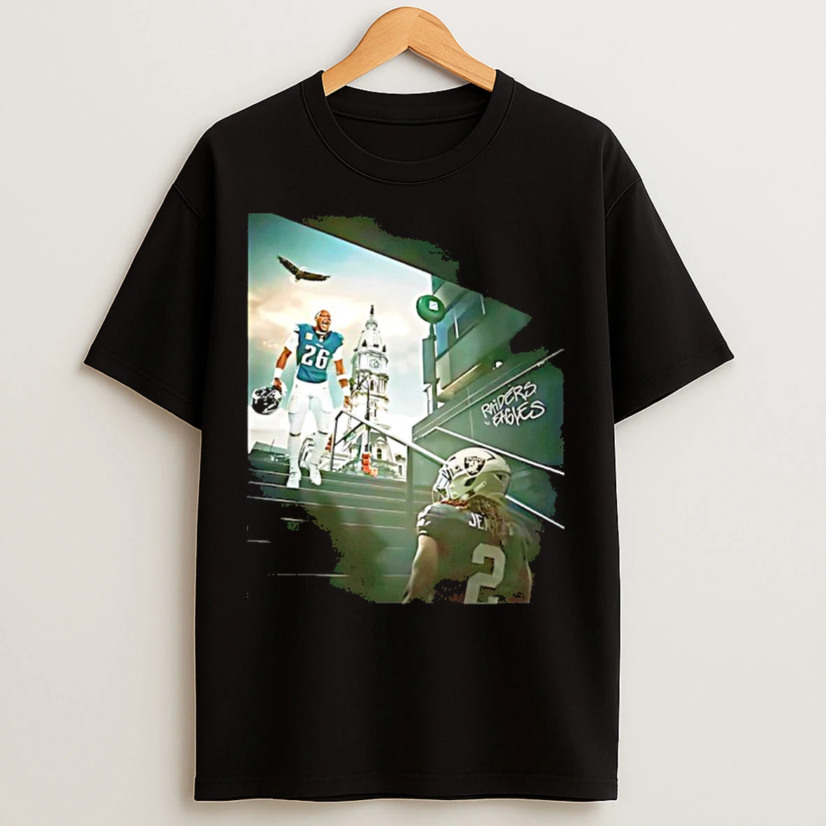 Classic Eagles Vs Raiders Game Day 2025 T Shirts
