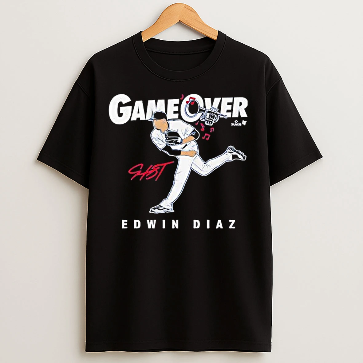 Classic Edwin Diaz Game Over Los Angeles Signature T Shirts