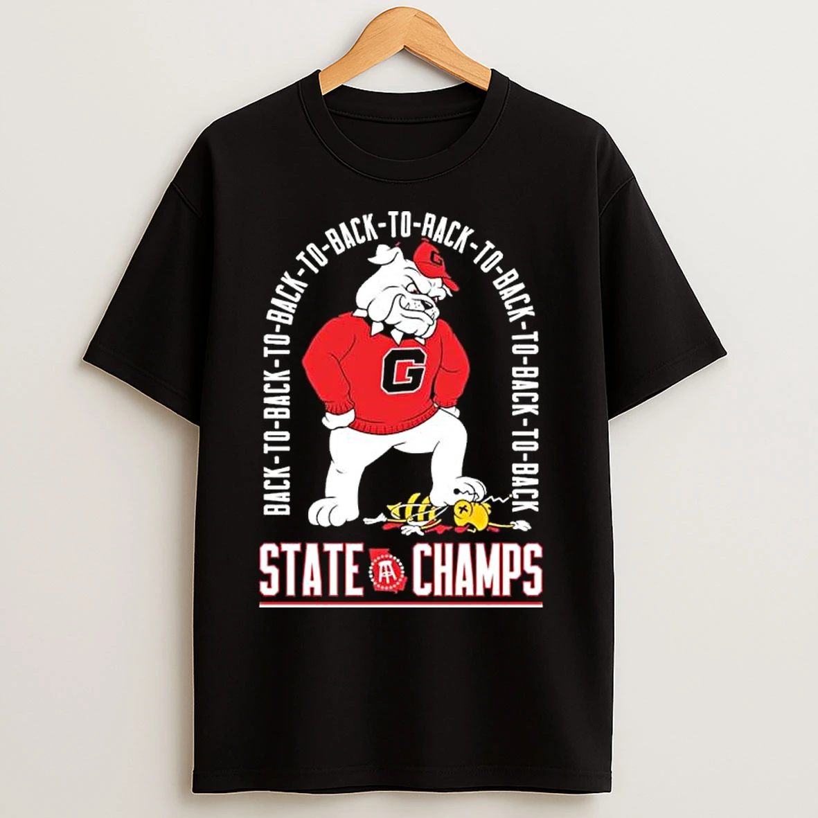 Classic Eight Time State Champs Georgia Beat Georgia Tech T Shirts
