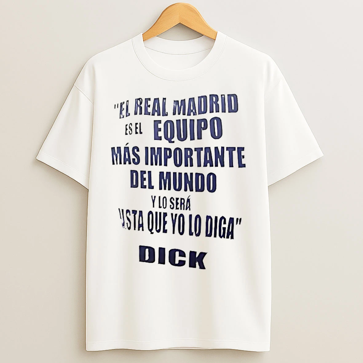 Classic El Real Madrid Es El Equipo Mas Importante Del Mundo T Shirts