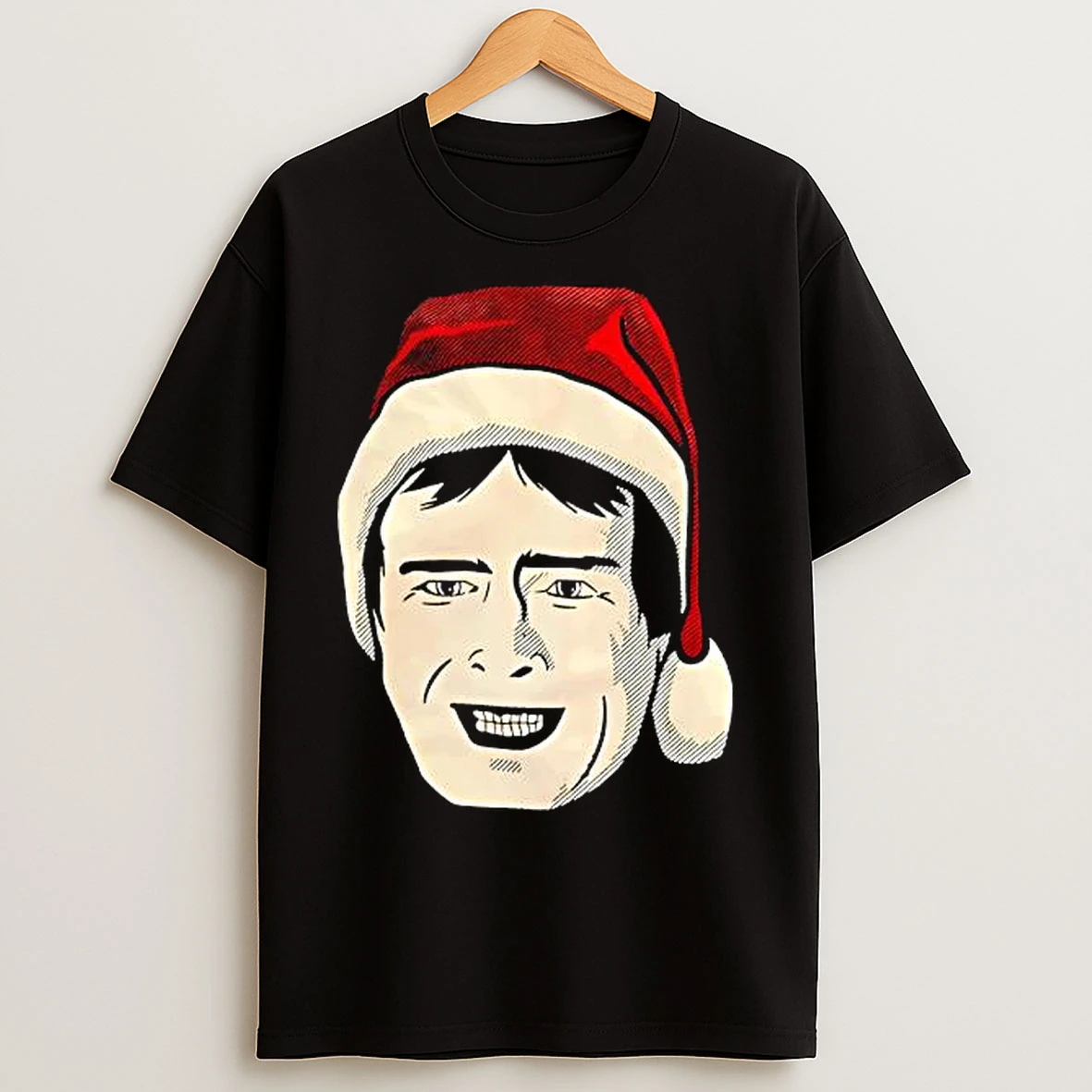 Classic Electric Six Big Face Hat Santa T Shirts