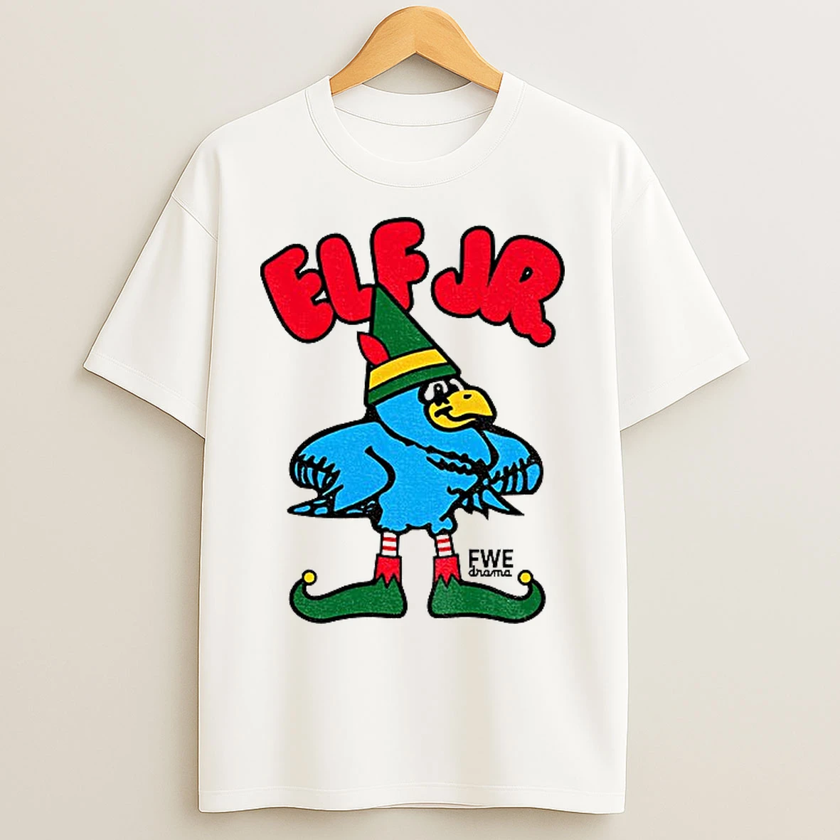 Classic Elf Jr Ft Wright Drama Merry Christmas T Shirts