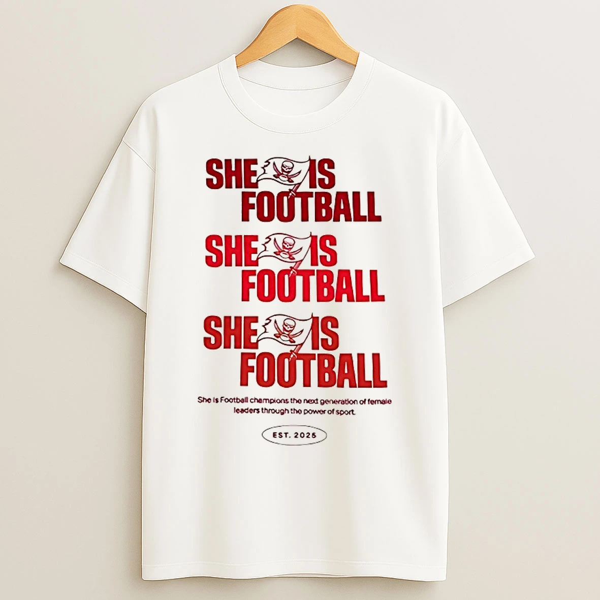 Classic Emeka Egbuka Tampa Bay Buccaneers She Is Football Est 2025 T Shirts