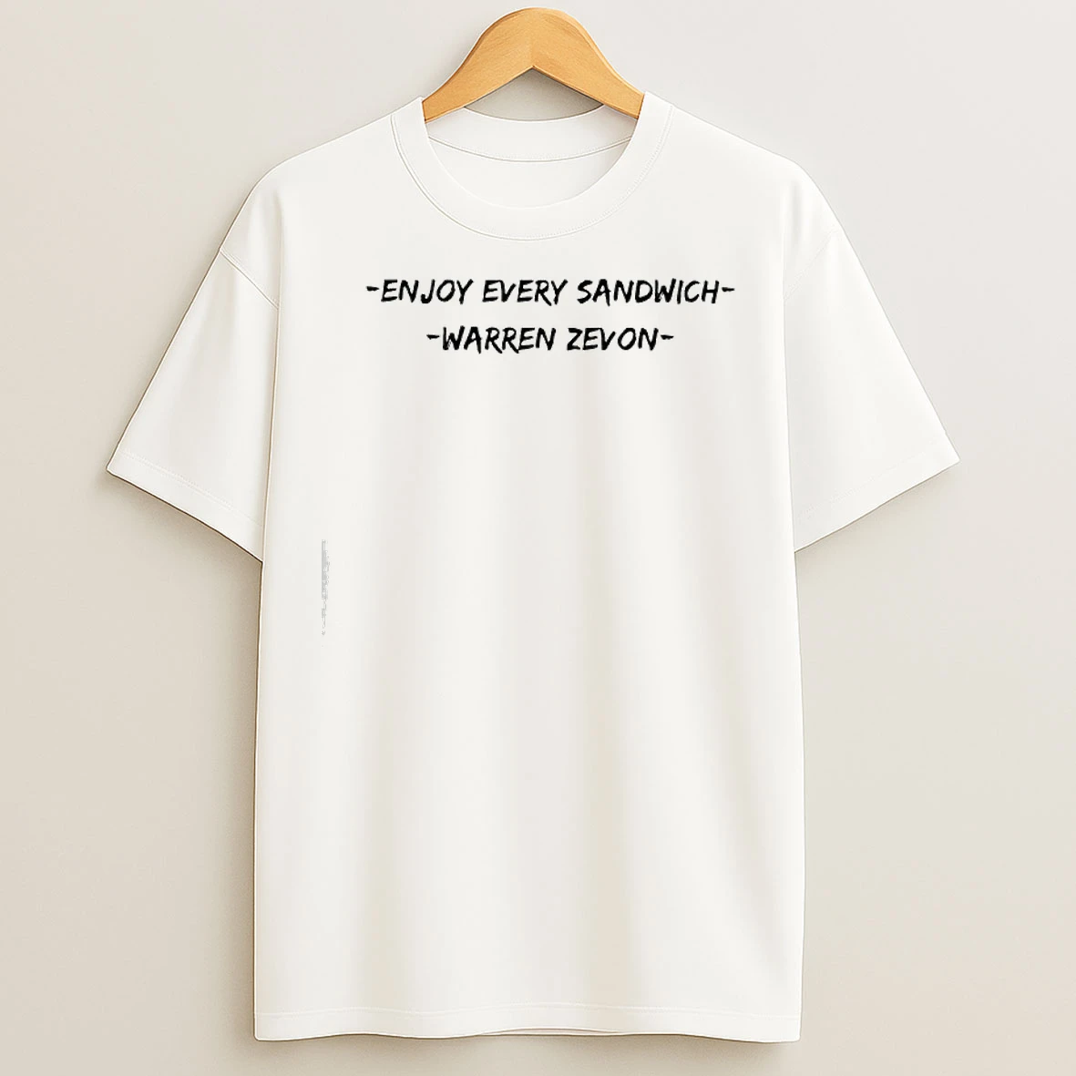 Classic Enjoy Every Sandwich The Songs Of Warren Zevon T Shirts